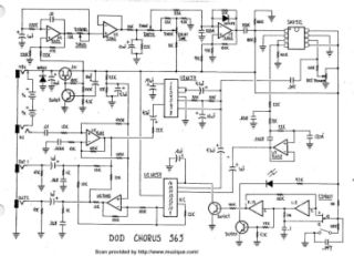 Dod 565 ;chorus schematic circuit diagram